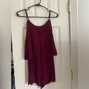 Maroon romper